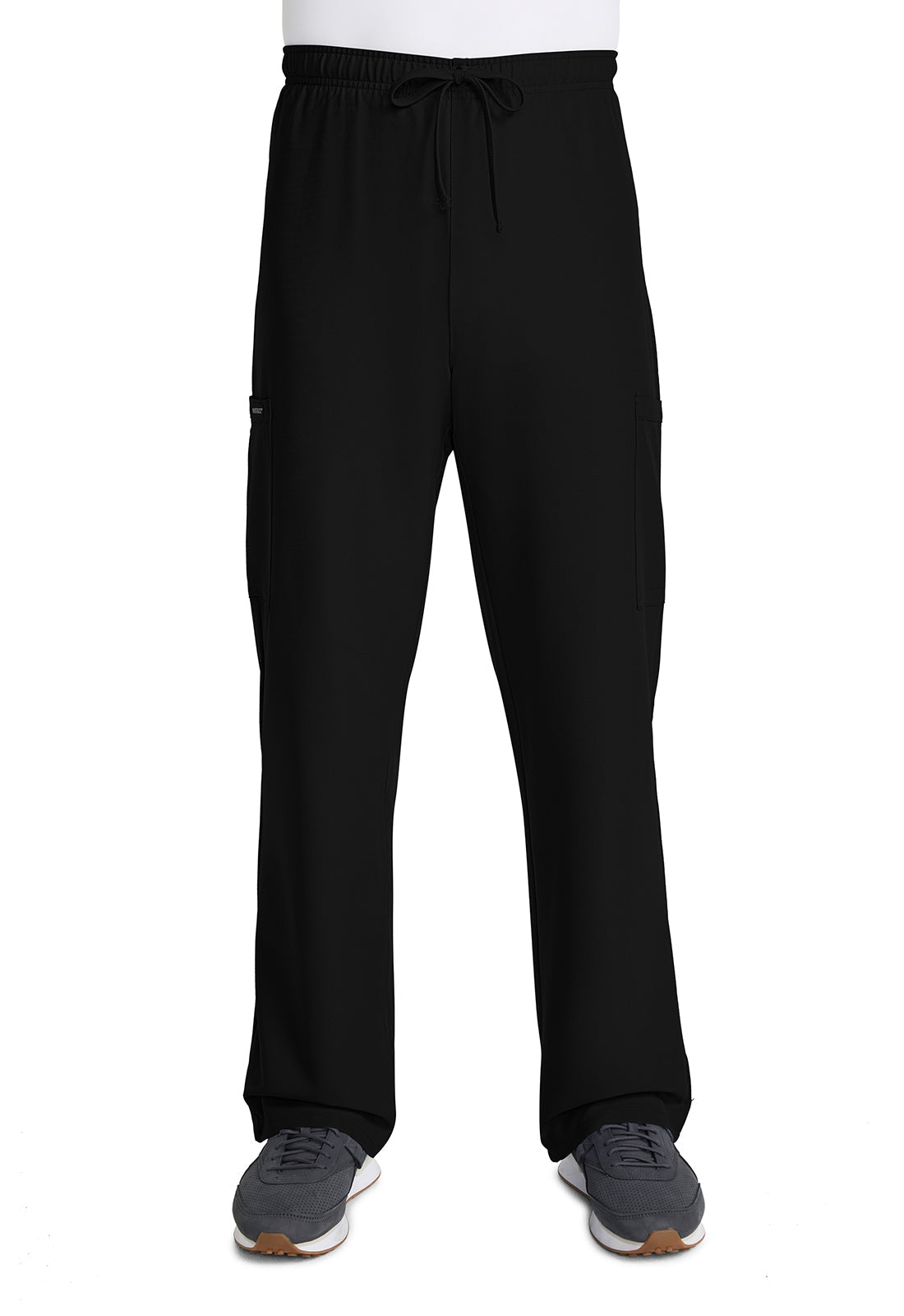 Unisex Unisex Mid Rise Drawstring Straight Pant - Black